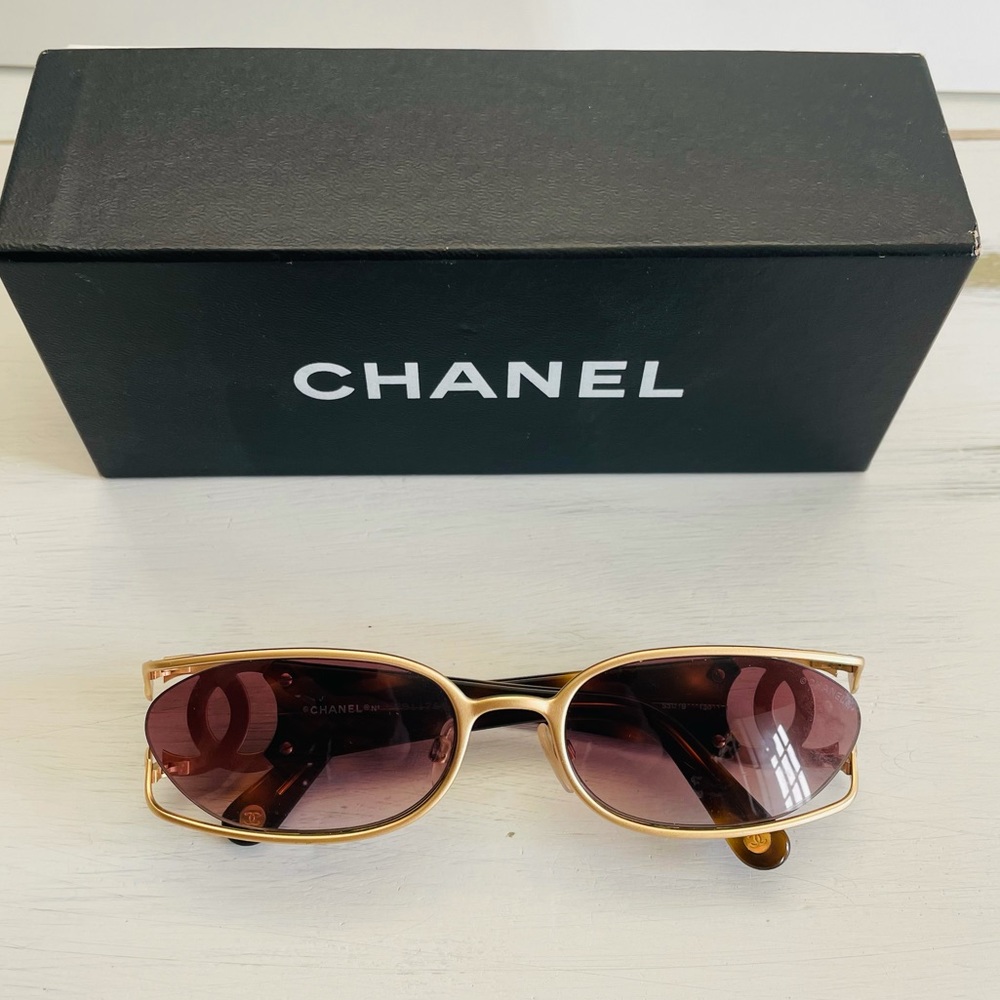 RARE Chanel Logo Sunglasses